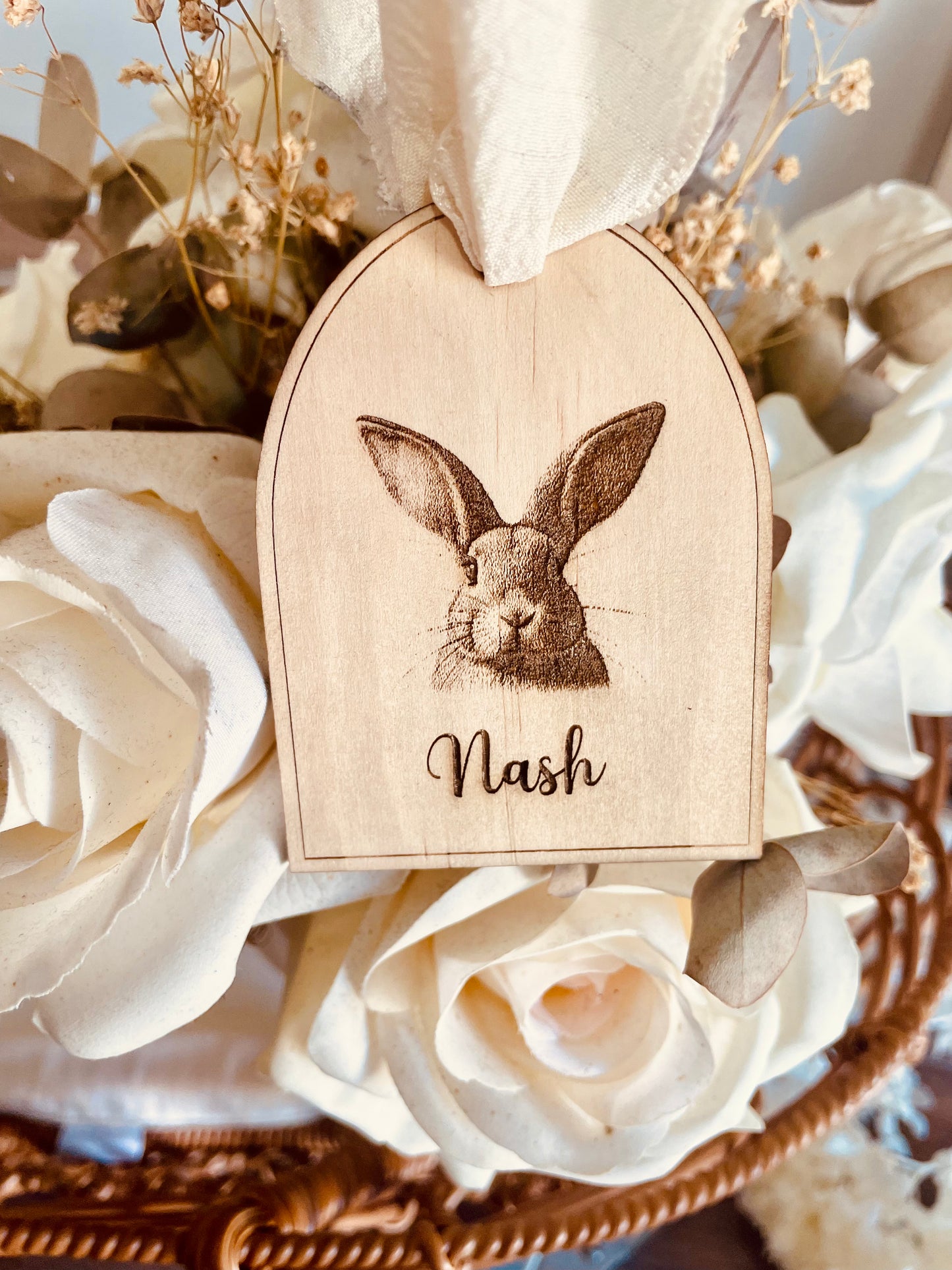 Bunny Rabbit Easter Gift Tag