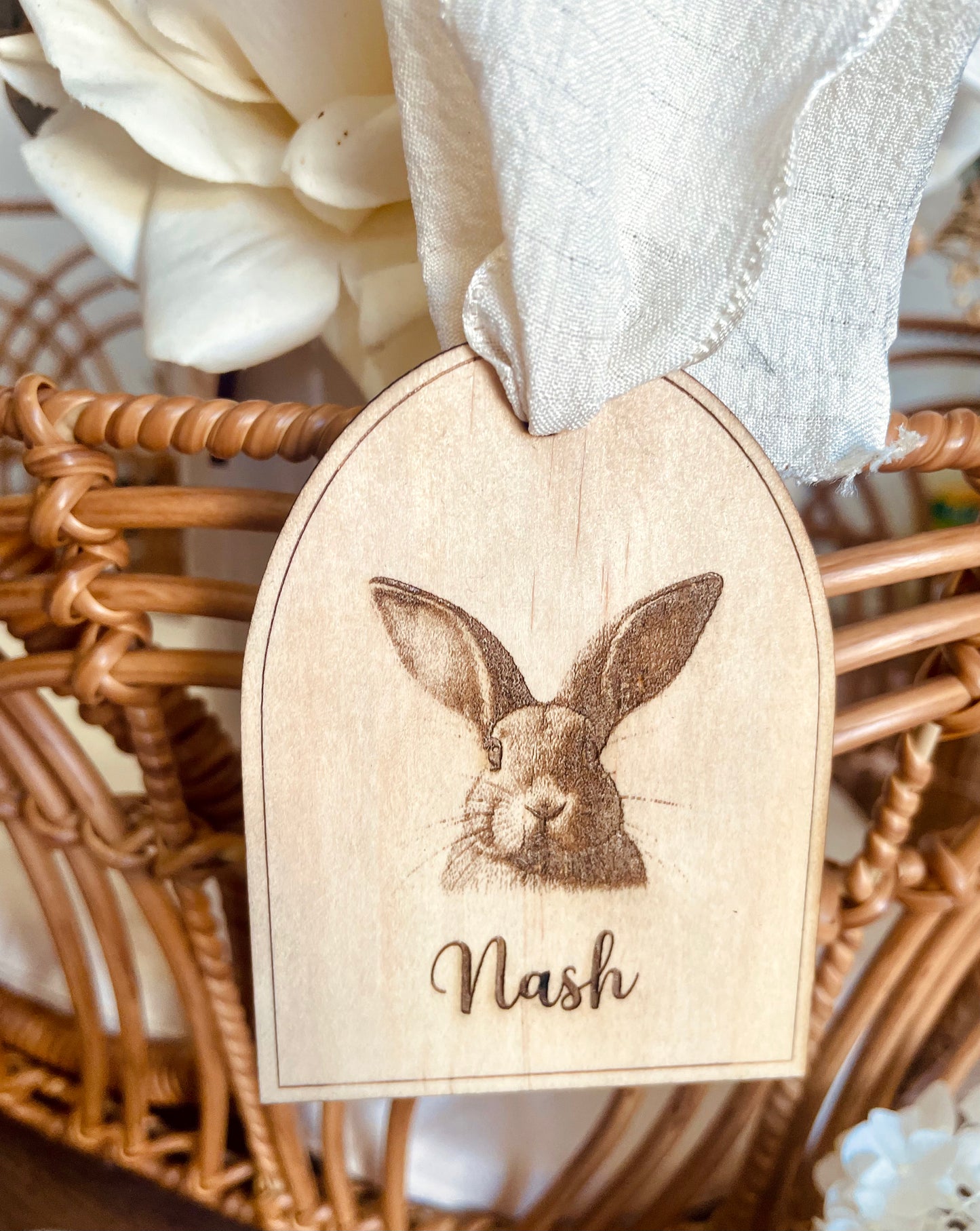 Bunny Rabbit Easter Gift Tag